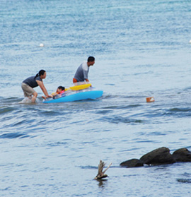 자작도 해수욕장